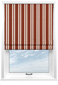The British Stripe Co. Edgar, Teignbridge No.2 - Twist&Fit Roman Blind